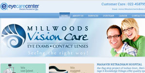 eyecare website design